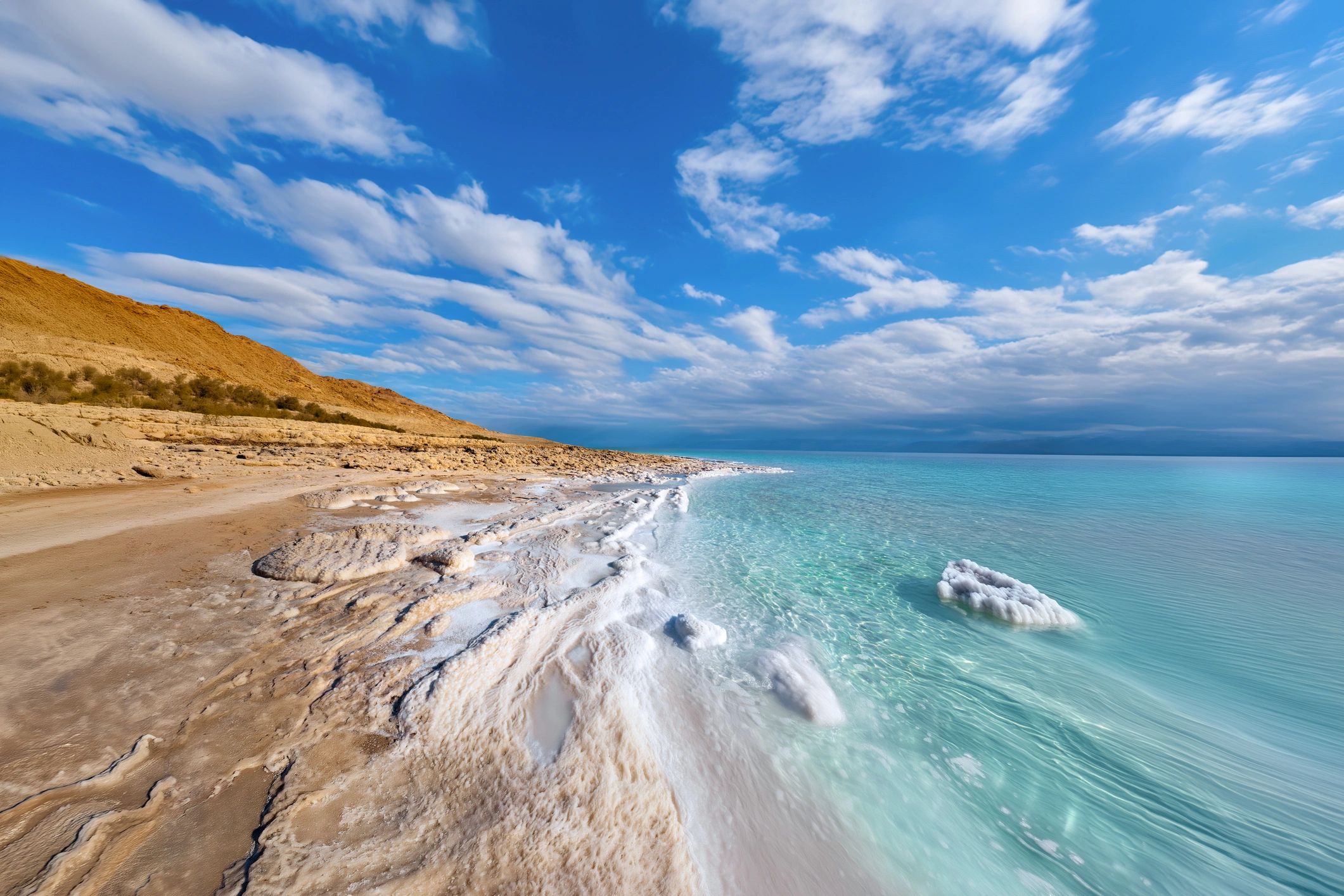 Dead Sea Jordan beach